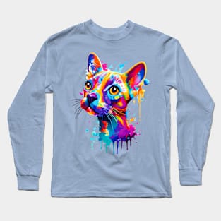 Cat Hairless - Cute Cat Puppy - Sphynx Cat Long Sleeve T-Shirt